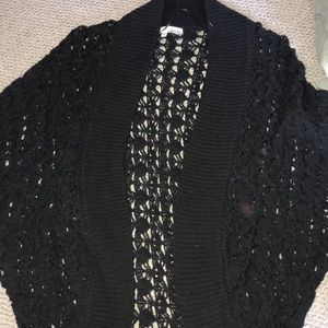 Black knit sweater